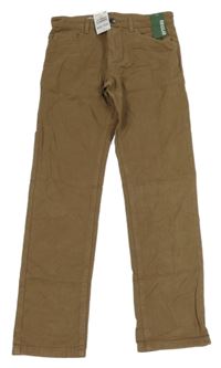 Nové - Hnedé regular fit rifle Next