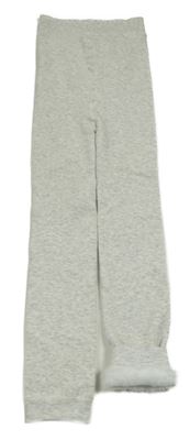 Svetlosivé melírované zateplené punčocháčové legíny Primark