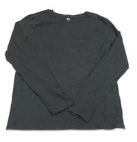 Antracitové tričko H&M