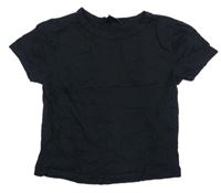 Černé crop tričko New Look