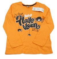 Nové - Oranžové tričko s nápisom Pep&Co