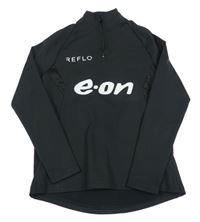 Čierna športová mikina s nápismi