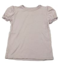 Lila rebrované tričko C&A