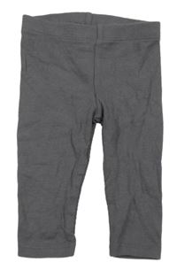Antracitové rebrované legíny F&F