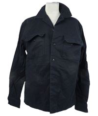 Pánská tmavomodrá košilová bunda Dunnes 