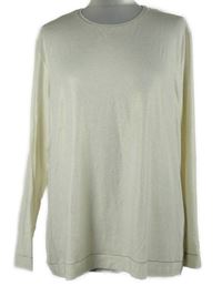 Dámské smetanové třpytivé mikinotriko Hauber