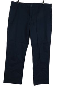 Nové - Pánske tmavomodré plátenné chino nohavice Dunnes vel. 40/29