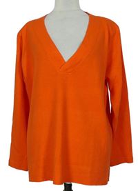 Dámsky oranžový sveter Janina