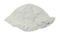Biely madeirovaný klobúk