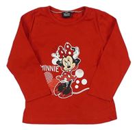 Červené tričko s Minnie zn. Disney