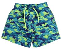 Army plážové kraťasy s dinosaurami Matalan