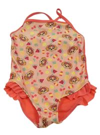 Světlerůžové plavky s Paw Patrol Nickelodeon