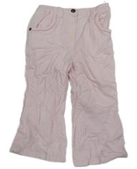 Svetloružové podšité manšestráky C&A