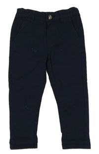 Tmavomodré chino nohavice Denim Co.