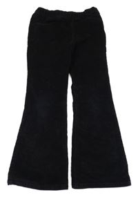 Čierne menšestrové flare nohavice H&M