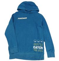 Petrolejová mikina s kapucí - Pokémon 