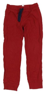 Tmavočervené tepláky Benetton