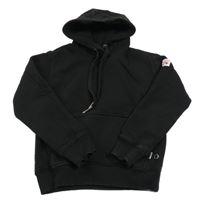 Černá mikina s kapucí 