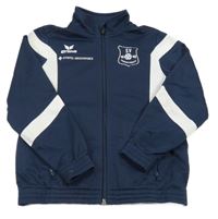 Tmavomodro-biela športová prepínaci mikina s erbem Erima