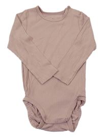 Starorůžové žebrované body H&M