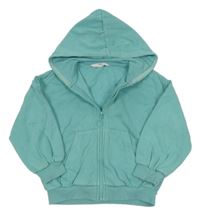 Svetlomodrá prepínaci mikina s kapucňou M&S