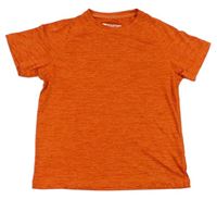 Oranžové melírované funkčné športové tričko Mountain Warehouse