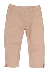Svetloružové capri rifľové džegíny H&M