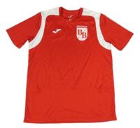 Červeno-bílý funkční fotbalový dres zn. Joma