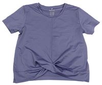 Filaové crop nařasené sportovní tričko H&M