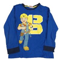 Tmavomodré tričko s Bořkem