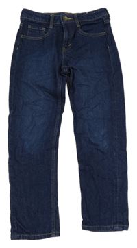 Tmavomodré relaxed fit straight rifle H&M