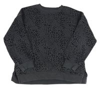 Sivo-čierna vzorovaná mikina Mint + Velvet