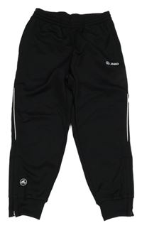 Černé sportovní tepláky s pruhy Jako 