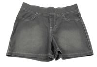 Šedé kraťasy riflového vzhledu H&M