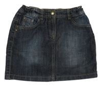 Tmavomodrá rifľová sukňa Tape a L´oeil