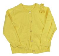 Žltý prepínaci sveter s mašličkami NUTMEG