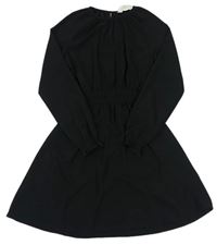 Čierne šaty s mašľami H&M