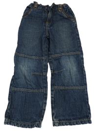 Tmavomodré podšité rifle Topolino