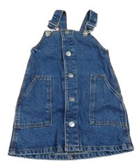Nové - Modré riflové propínací šaty Denim Co.