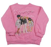 Ružová oversize mikina s Barbie Barbie