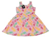 Nové - ružové šaty s ananásmi PEP&CO