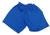 Cobaltovoě modré rebrované športové kraťasy macron