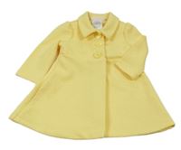 Žltý vzorovaný kabát s límečkem z. Bonnie Baby