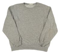 Sivá melírovaná mikina H&M