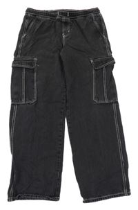 Černé cargo baggy rifle Chapter young