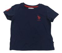 Tmavomodré tričko s logem U.S. Polo Assn.