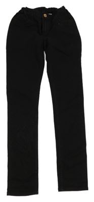 Černé skinny fit coupe moulante rifle H&M