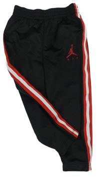 Černé sportovní tepláky s pruhy Air Jordan