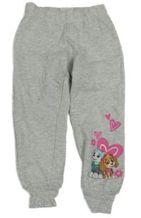 Sivé melírované tepláky so Skye a Everest Nickelodeon