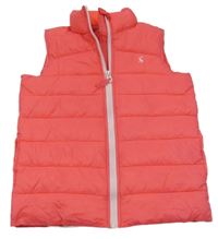 Jahodová šusťáková zateplená vesta Joules